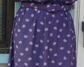 FLASH SALE Unworn Vintage Purple 1980s CLOCKHOUSE English Sundress American Size 10-12- - has tags attached- Retro print -mint 100% rayon FLASH SALE Unworn Vintage Purple 1980s CLOCKHOUSE English Sundress American Size 10-12- - has tags attached- Retro print -mint 100% rayon