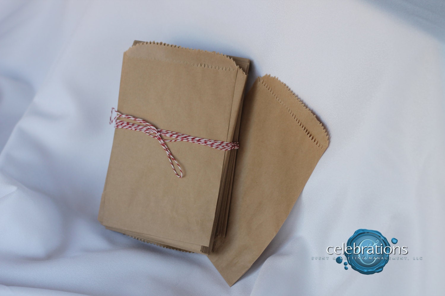 Bag brown small 4 x 6 flat kraft paper bags pack favor
