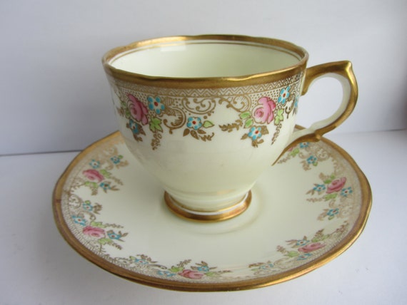 Vintage Salisbury English bone china tea cup by TheAntiqueSource