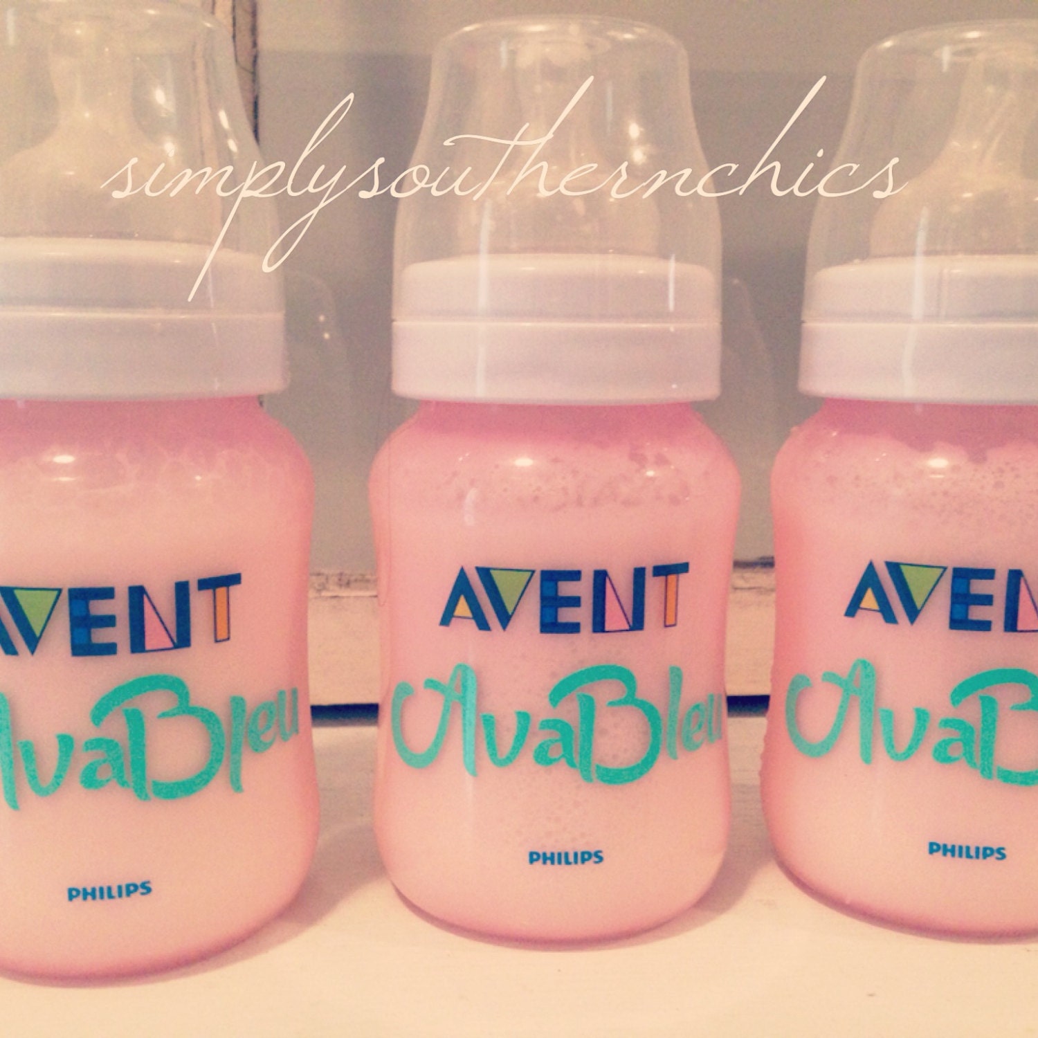 Baby Bottle Labels Daycare Labels School by SimplySouthernChics