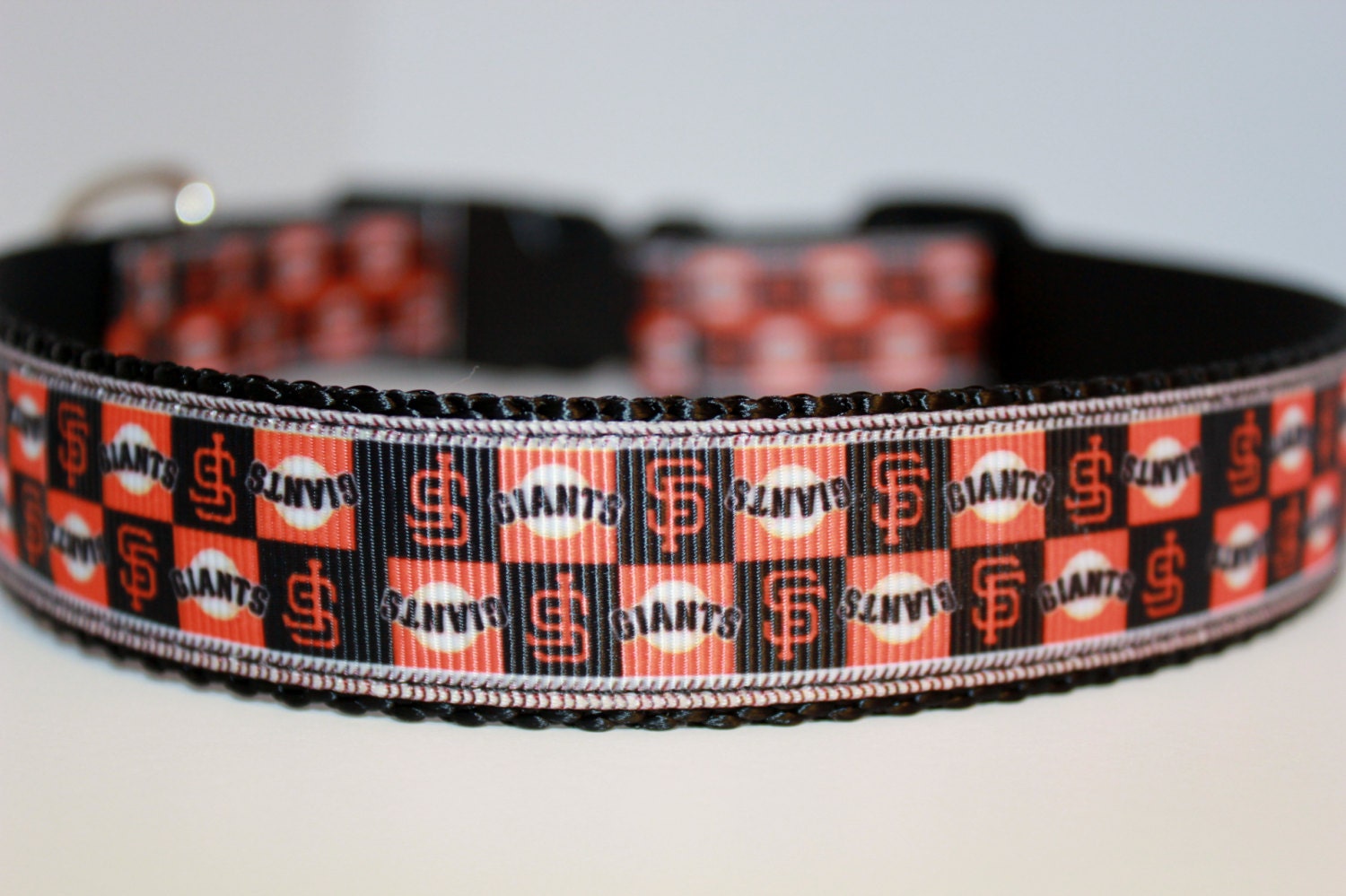 San Francisco Giants Dog Collar/ Baseball by TheCollarAuthority