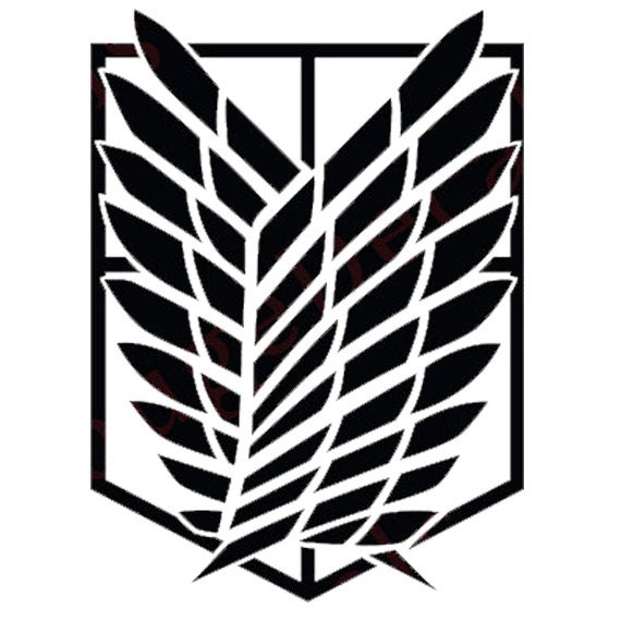 Attack on Titan Vinyl Sticker by OBSKUREVINYL on Etsy