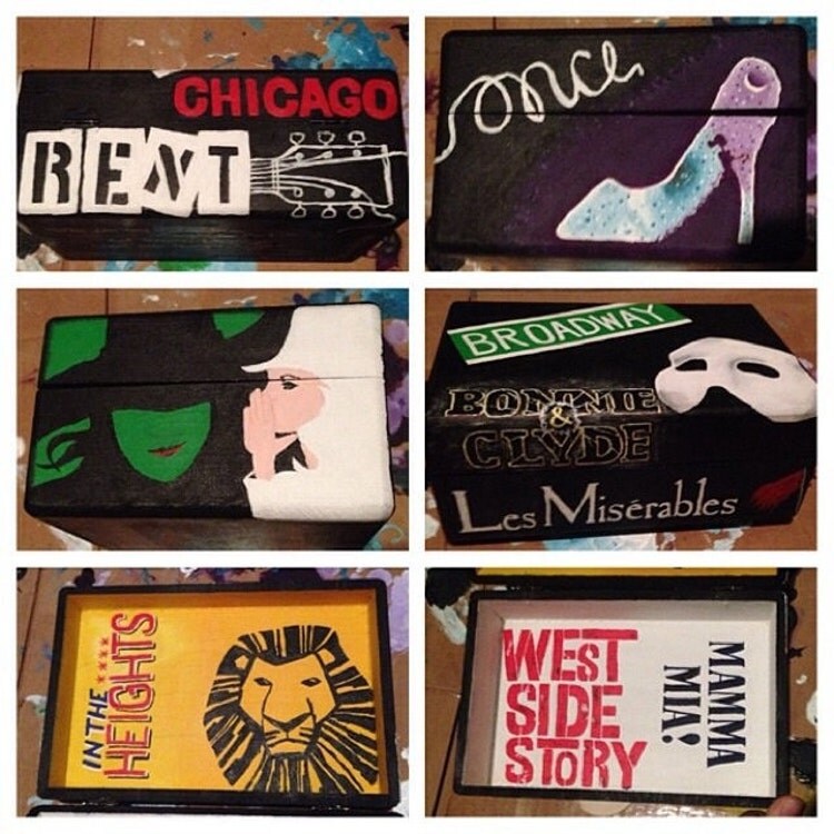 Broadway Memorabilia Box by CustomBroadway on Etsy