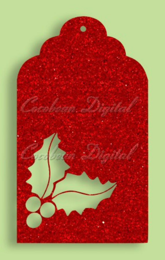 Download Holiday Winter Christmas Holly Gift Tag-svgdxfgsd digital