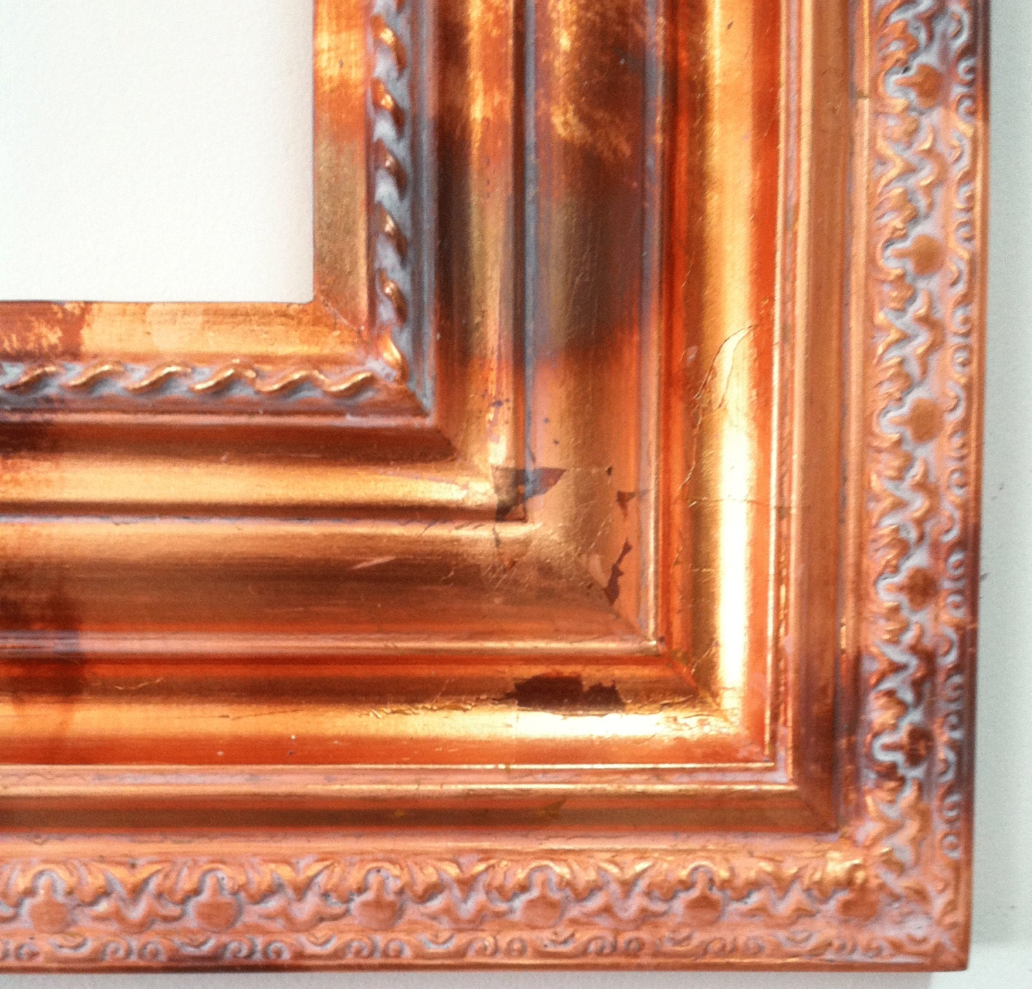 16x20 Decorative Wall Mirror Frame in gold leaf by Fancydecor