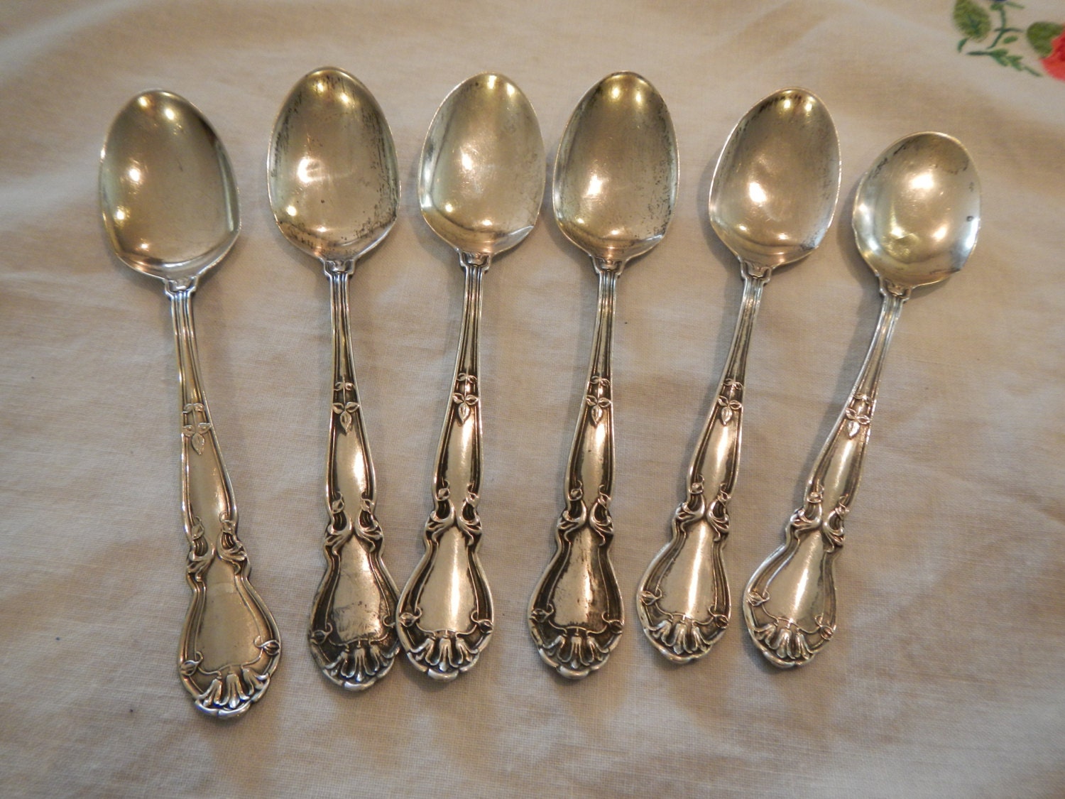 Antique Gorham Sterling Silver Teaspoons