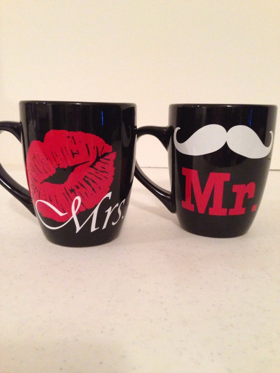 Items similar to Mr & Mrs Mugs on Etsy