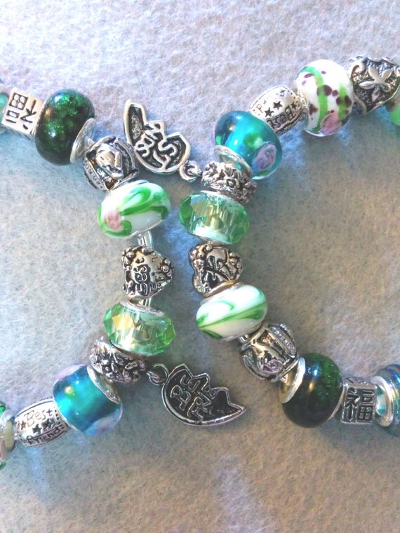 charm girls matching bracelets for best friend