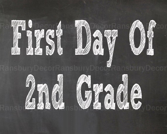 This is an image of Ridiculous First Day of Second Grade Printable Sign This is an image of Ridiculous First Day of Second Grade Printable Sign