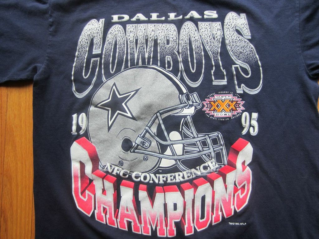 Vintage Dallas Cowboys NFL 1995 Champions Super Bowl XXX