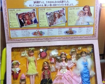 Takara Licca Doll 1997 30th Anniversary Vol. 3 7 dolls Gift Set NRFB