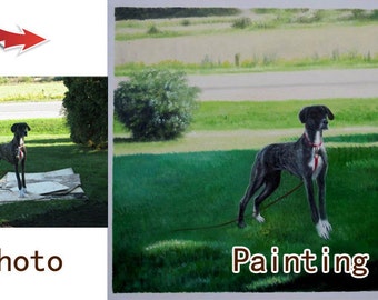 Custom portrait painting,family portrait,wedding portrait,pet portrait,landscape portrait,house portrait and etc,hand painted oil painting