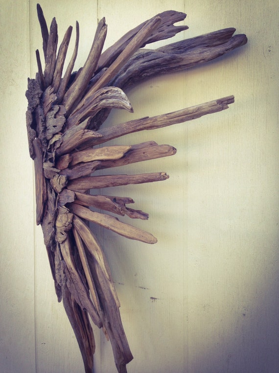 Driftwood Angel wing Driftwood Art Driftwood Sculpture Wall