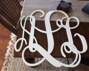 Wooden Monogram Wall Hanging wooden monogram | etsy Wooden Monogram Wall Hanging wooden monogram | etsy