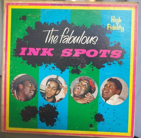 Items similar to The Fabulous Ink Spots, Vintage Record Album, Vinyl LP