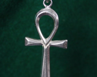 Anhk Cross - Sterling Silver Pendant