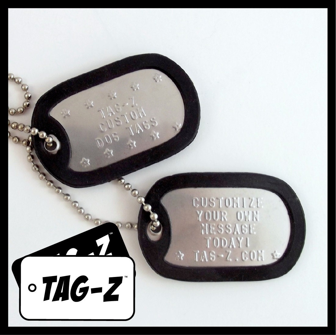 stainless steel military dog tags