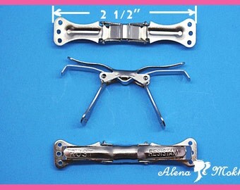 2 1/2" Women Kids Size Bow Tie Clips Fasteners Clip on Bow Tie Hardware