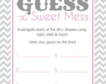 games shower using baby diapers for guess sweet mess on Etsy items Popular the