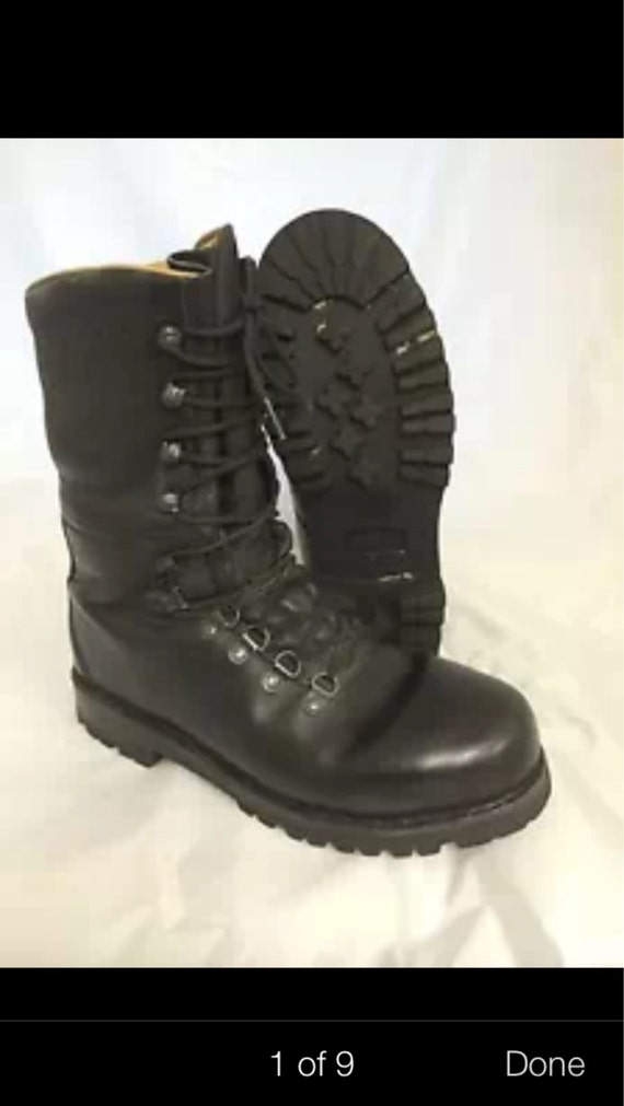 Austrian Paratrooper combat boots lined and superb by Cissbury