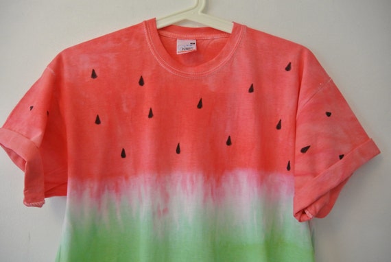 how to make a watermelon tie dye shirt