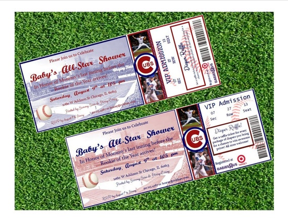 Cubs Baby Shower Invitations 6