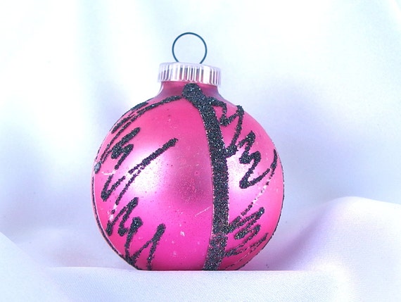 items similar to vintage christmas ornament hot pink and items similar to vintage christmas ornament hot pink and