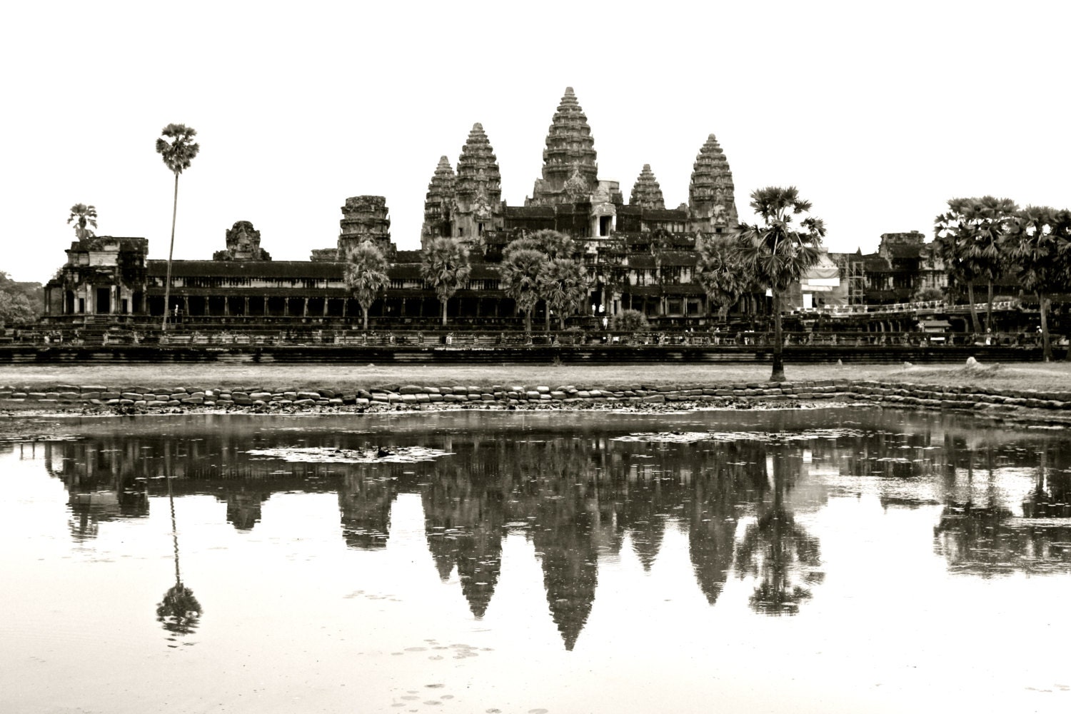 This is a picture of Delicate Angkor Wat Drawing It's just an image of Delicate Angkor Wat Drawing