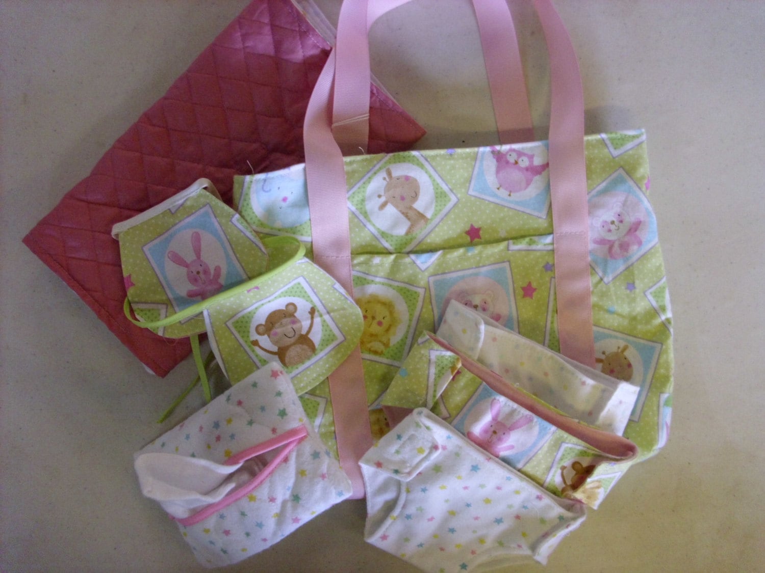Little Mommy Diaper Bag for 15 inch Baby dolls by SewDolledUp81