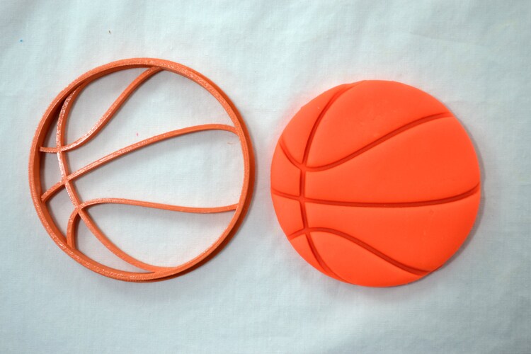 Basketball Cookie Cutter CHOOSE Your OWN by TheCookieCutterLady