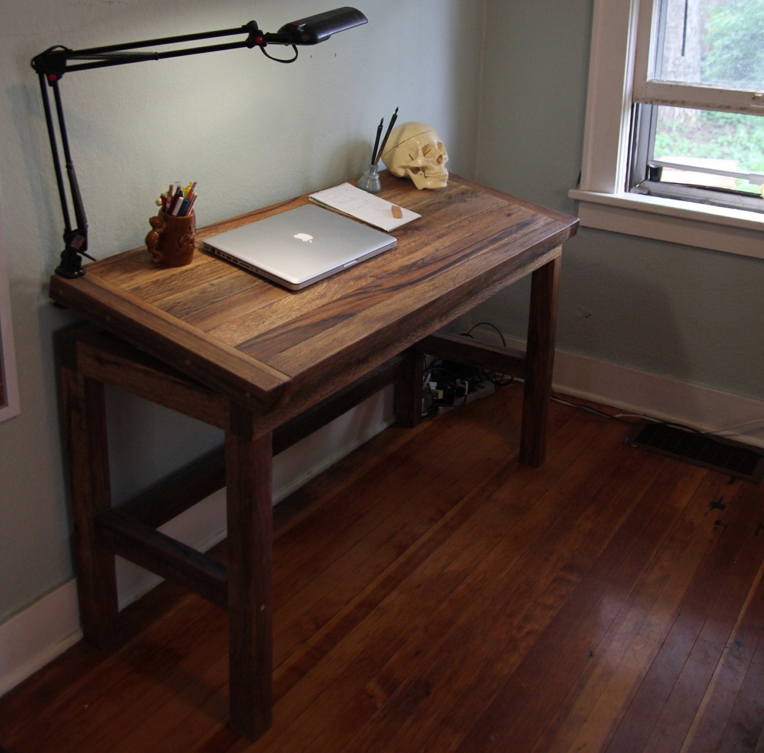 Adjustable Drafting Table Handmade with Reclaimed Wood FREE