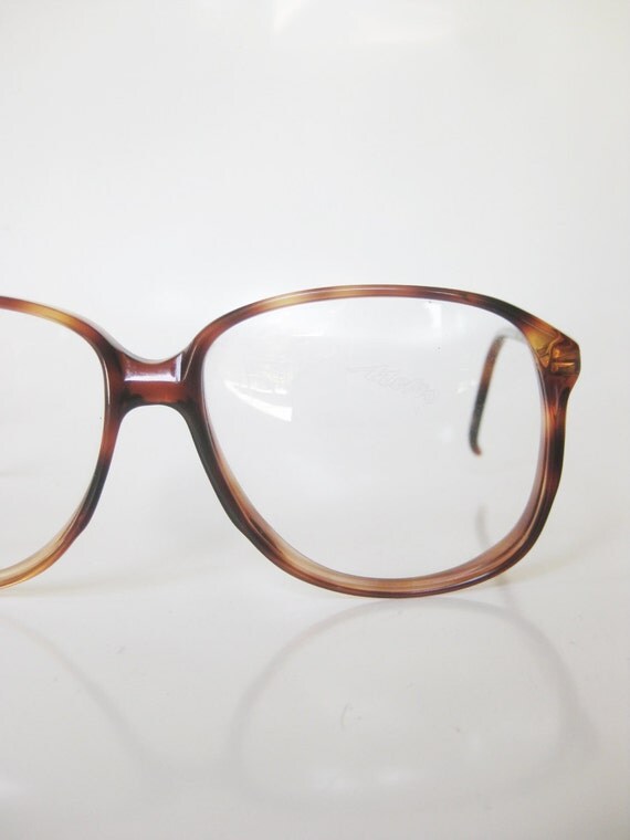 Vintage 1970s Eyeglasses Womens Oversized By Oliverandalexa 