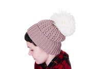 knit kit make your own pompom beanie