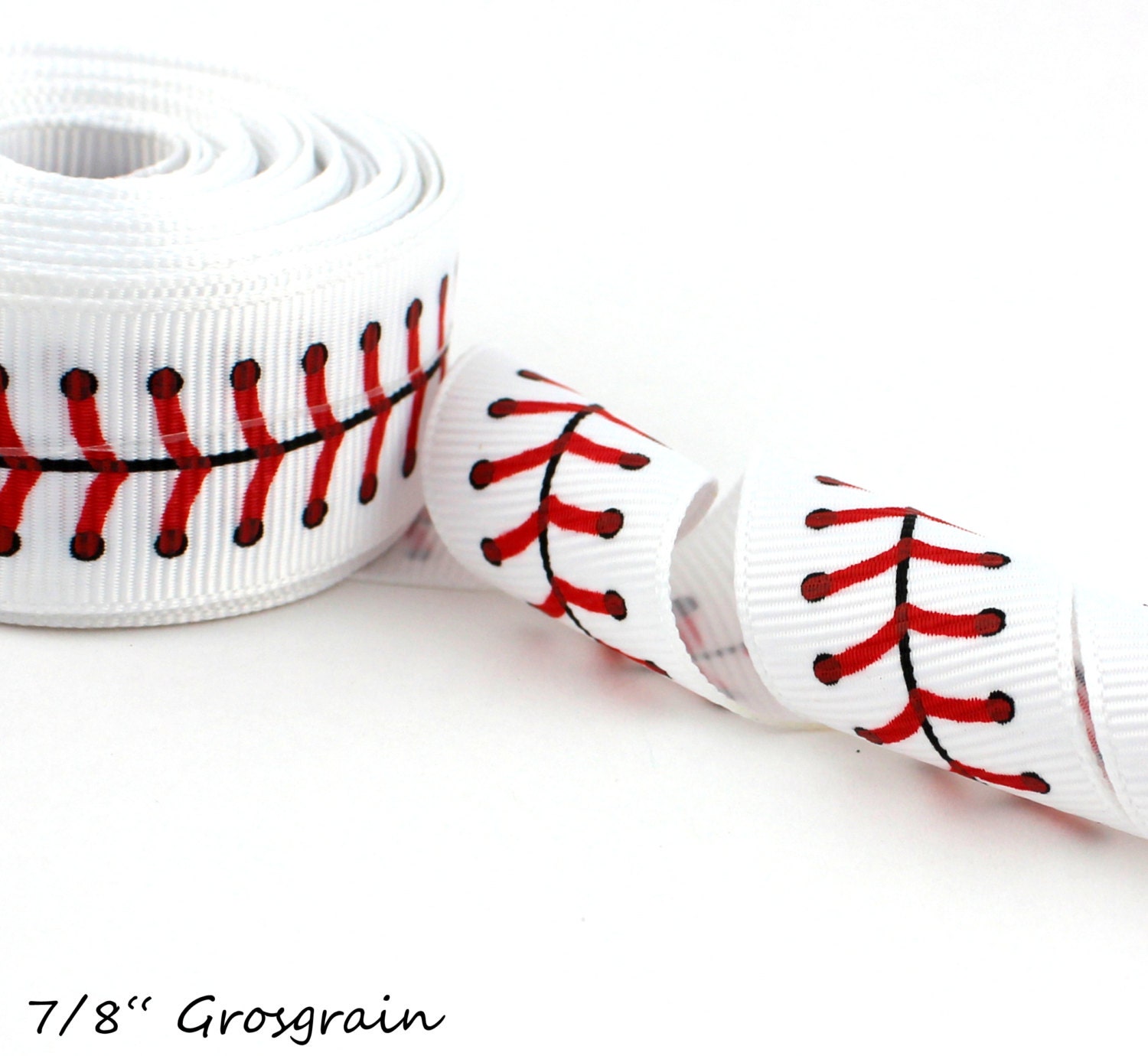 5yds7/8 Printed Ribbon Sports Ribbon by PamperYourPrincess