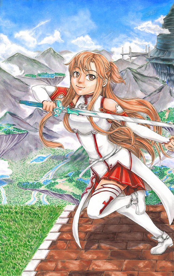 Sword Art Online Asuna in Aincrad Poster 11x17 20% OFF