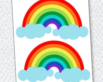 Rainbow cloud | Etsy