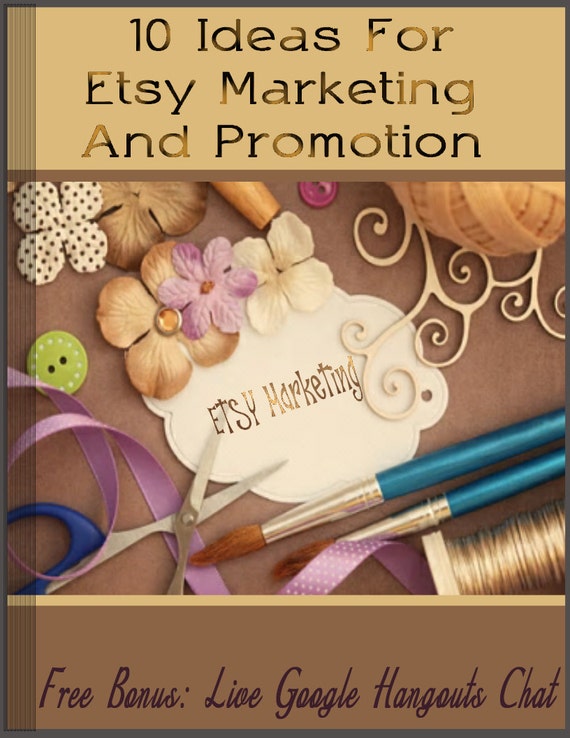 Items similar to How To Market Your ETSY Shop Items ETSY Marketing