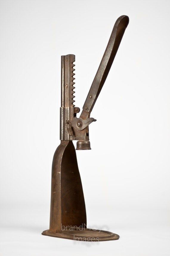 Vintage Bottle Capper Indestro Mfg Co Chicago IL cast