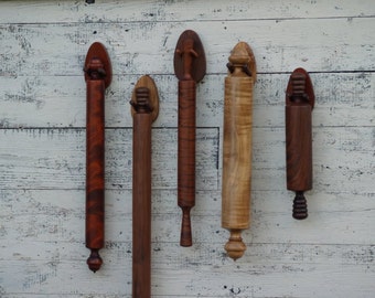 Rolling Pin Hanger, Rolling Pin Holder,  Kitchen Display