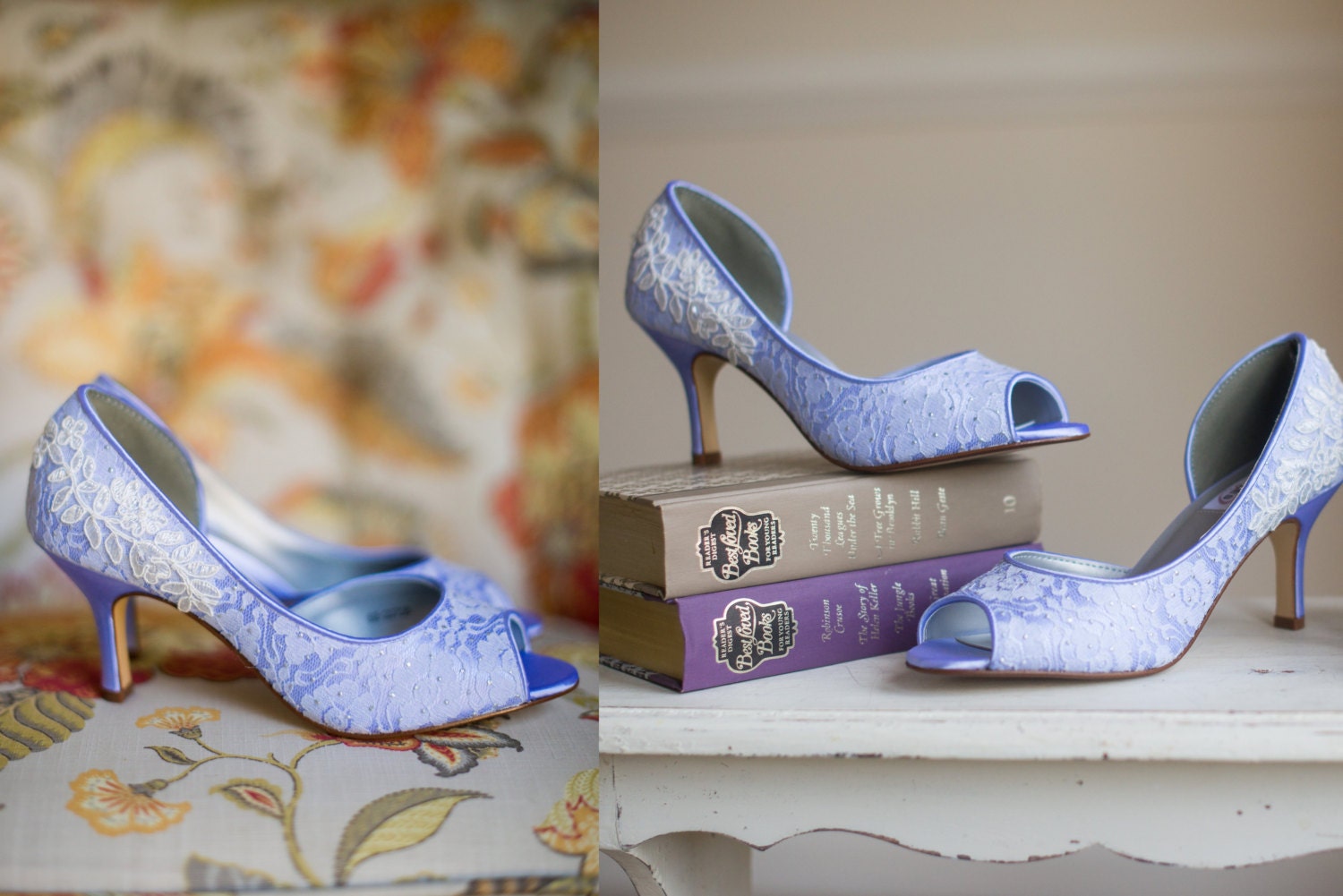 wedding small heel shoes