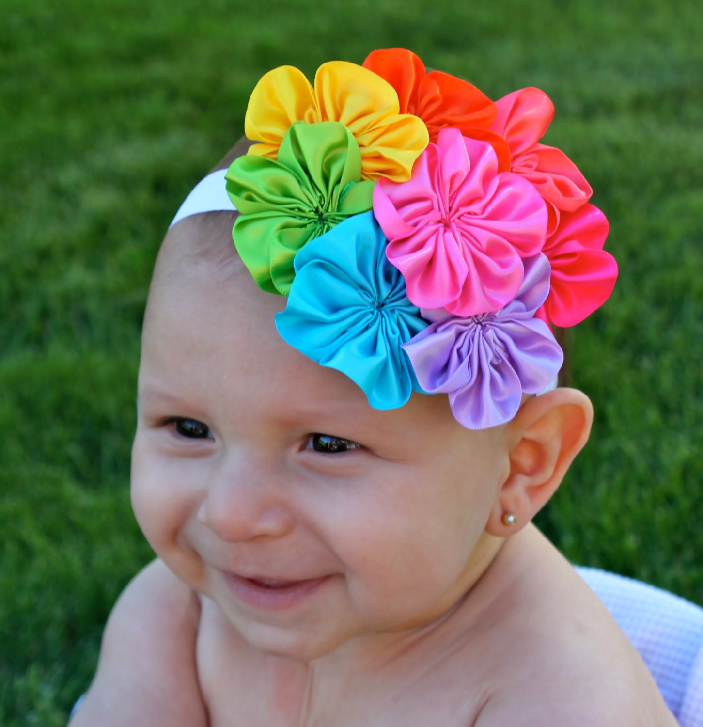 Rainbow Baby Headband Rainbow Headband Colorful Headband