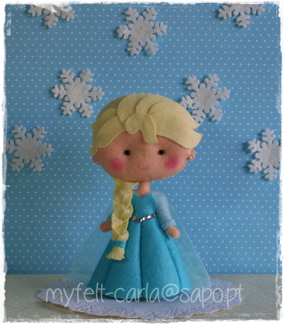 elsa felt doll