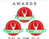 Ugly Sweater Party Awards - Tacky Sweater Awards - INSTANT DOWNLOAD Il_170x135