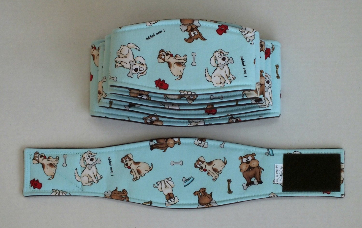 XS Long Cute Dogs Belly Band for male dogs with incontinence