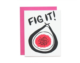 Fig pun | Etsy