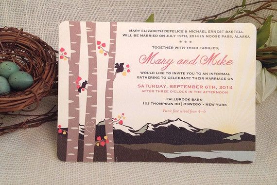 Rocky Mountain Wedding Invitations 10