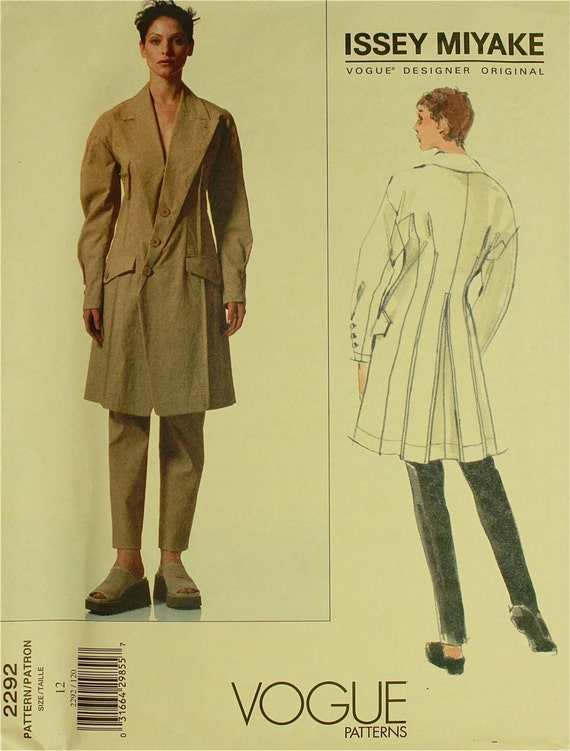 Jacket & Pants by Issey Miyake 1980's Vogue Pattern