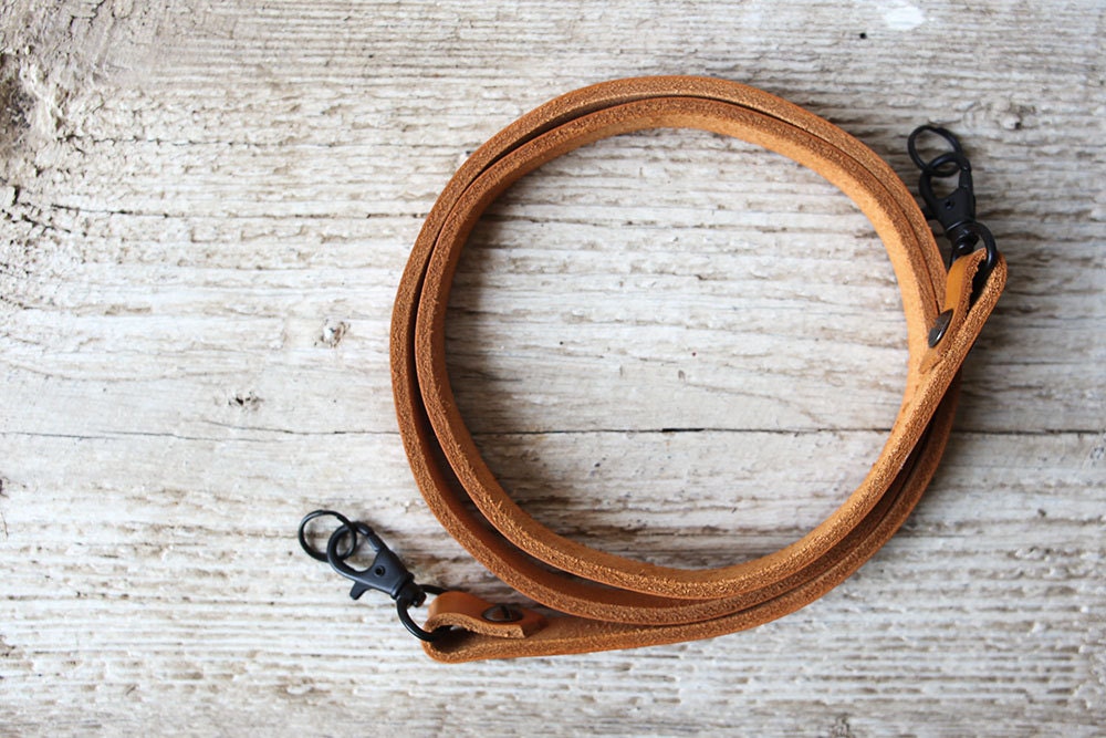 Skinny Thin Leather Camera Strap DSLR / SLR Custom