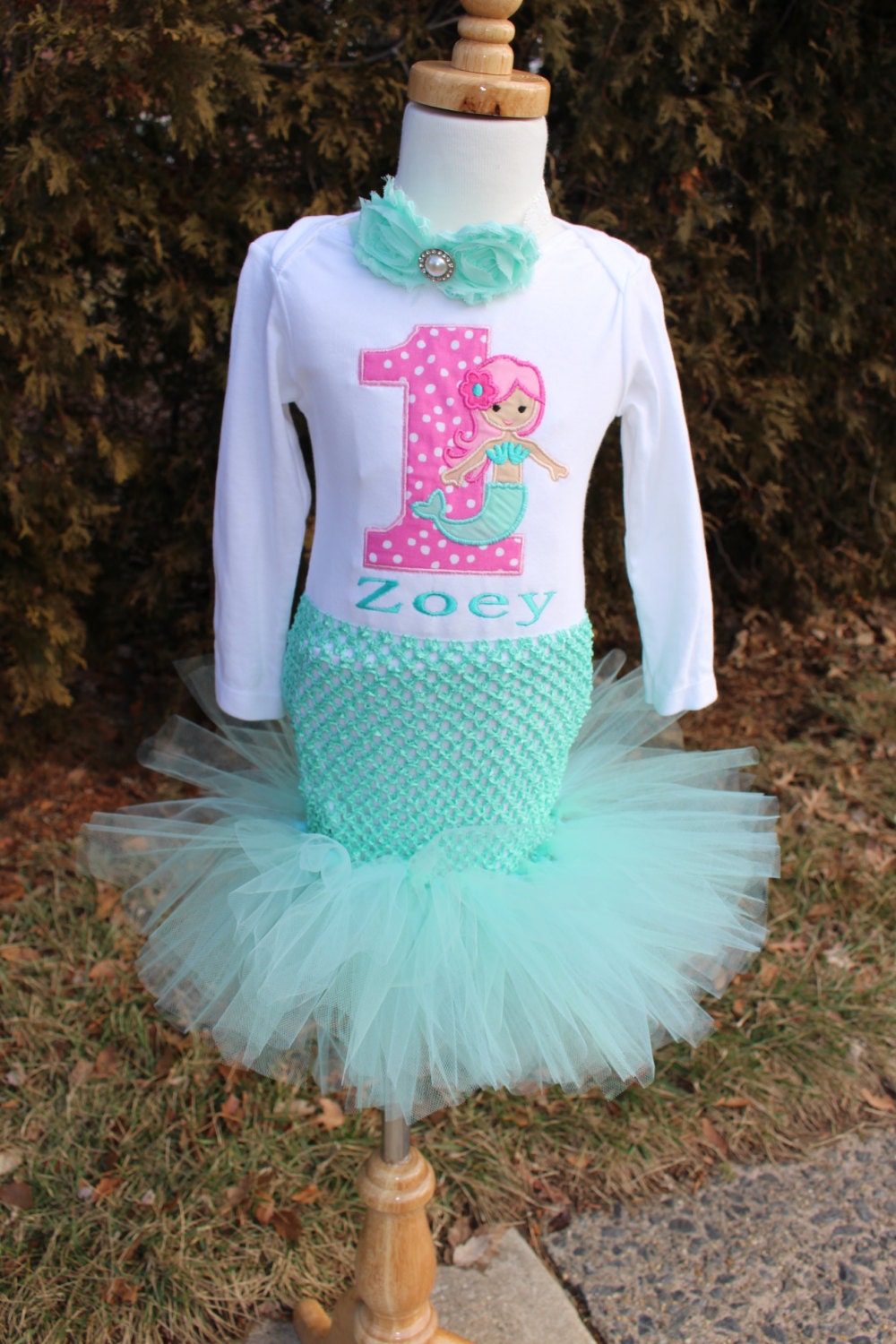 mermaid 3rd birthday outfit