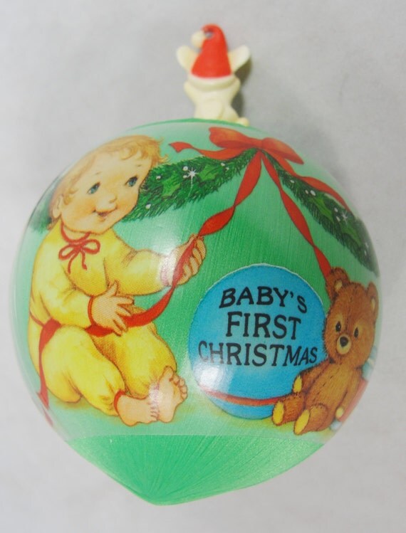 1985 hallmark baby s 1st christmas satin by 1985 hallmark baby s 1st christmas satin by
